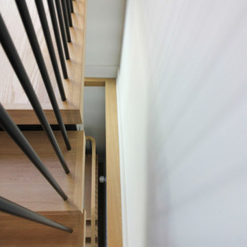 Project #96 | Dramatic Cantilevered U-Shaped Staircase