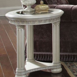 AICO Furniture - Chair Side Table - N53222-03 - Dining Tables