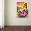 Dean Russo 'Tilt Cat' Canvas Art, 26x32