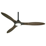 Minka Aire - Sleek 60" Ceiling Fan, Oil Rubbed Bronze - Stylish and bold. Make an illuminating statement with this fixture. An ideal lighting fixture for your home.