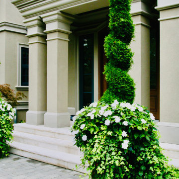 Estate style landscape design/build in South Surrey, Canada