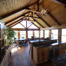 Four season room and covered porch