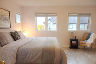 Example of a bedroom design in Toronto