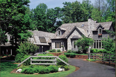 Inspiration for a craftsman exterior home remodel in Grand Rapids