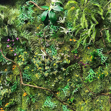 Muro Natural en Ático