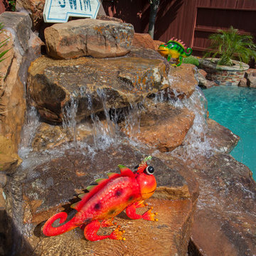 Houston Pool Water Features