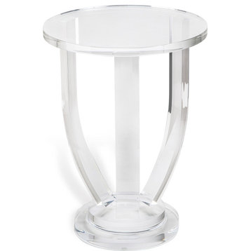Lila Small Side Table, Clear