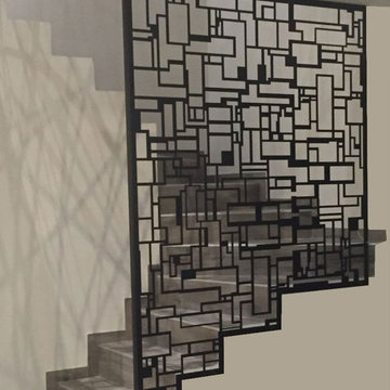Panneaux design escalier