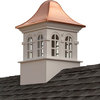 Smithsonian Rockville Vinyl Cupola With Copper Roof, 48"x79"