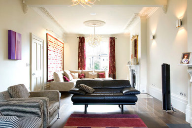 Photo of a contemporary living room in Other.