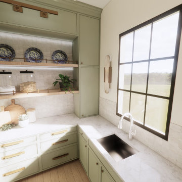 Pantry Design: 3D Rendering