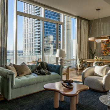 Two-Story Penthouse Renovation, W Dallas South Tower