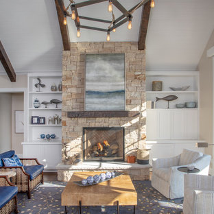 75 Beautiful Beach Style Living Room Pictures Ideas Houzz