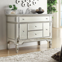 Mirrored Bathroom Vanities - Bathroom Vanities And Sink Consoles
