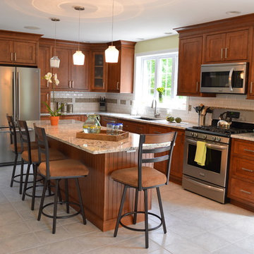 Warm and Airy Kitchen
