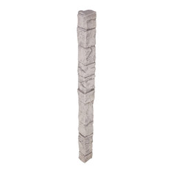 255-STACKED STONE OUTSIDE CORNER - 48"H X 3 &frac14;" W X 1 &frac12;"D - Wall Panels
