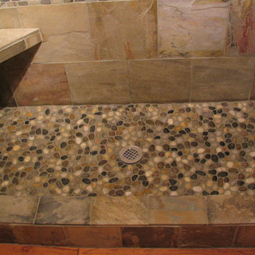 Natural River Pebble Shower Floor Details