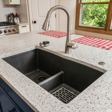 Two-Tone Kitchen Remodel Done With New Cabinets