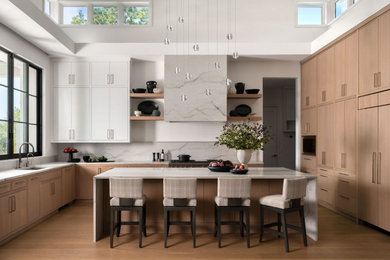 Trendy kitchen photo in Austin