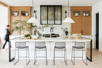 Example of a transitional kitchen design in Phoenix