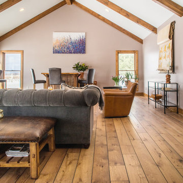 Rustic Home: hardwood flooring that removed health issues