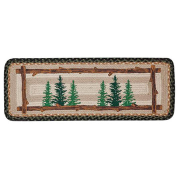 Tall Timbers Oblong Printed Table Runner 13"x36"