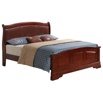 Suval Bed, Cherry, King