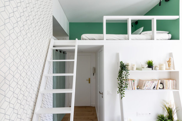 Scandinavian Bedroom by NEVA Architecture Intérieure - Interior Design