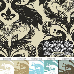 Casart coverings - Removable & Reusable Peacock Patterns - Wallpaper