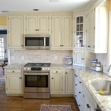 Dark to Light - A Kitchen Cabinet Makeover
