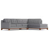 Apt2B Brentwood 2-Piece Sectional Sofa, Mountain Gray, Chaise on Right