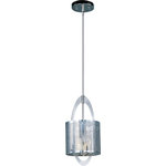 Maxim Lighting - Maxim Lighting 92300PN Mirage - One Light Adjustable Mini-Pendant - Laser cut halos of metal finished in Polished NickMirage One Light Adj Polished Nickel Clea *UL Approved: YES Energy Star Qualified: n/a ADA Certified: n/a  *Number of Lights: Lamp: 1-*Wattage:100w A19 Medium Base bulb(s) *Bulb Included:No *Bulb Type:A19 Medium Base *Finish Type:Polished Nickel