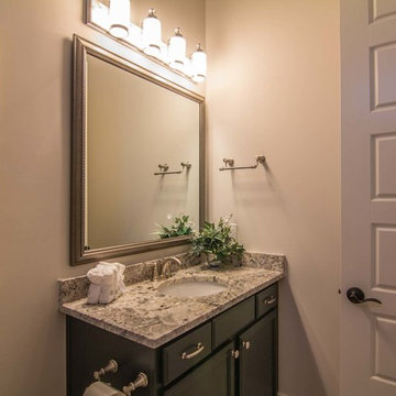Blue Flower Granite Bathroom Countertops