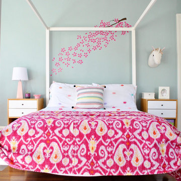 Girls Bright Boho Bedroom
