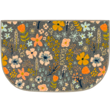 Mohawk Home Whimsy Floral Pale Pink 1' 8" x 2' 6" Kitchen Mat