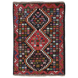 Southwestern Area Rugs Consigned Wool Rug, 5'5"x3'10"