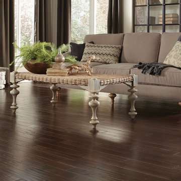 Mullican Chatelaine Dark Mocha Hand Scraped Hardwood Flooring