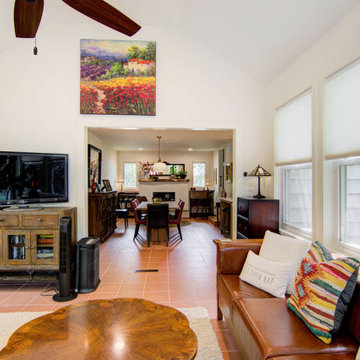 Organic Kitchen + Dining + Living + 4-Seasons Remodel Overland Park, KS