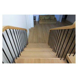 96_Dramatic cantilevered no-riser staircase, Bethesda, MD 20814 ...