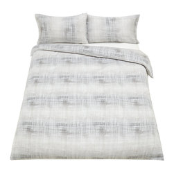 John Lewis Striation Duvet Cover and Pillowcase Set - Bedspreads