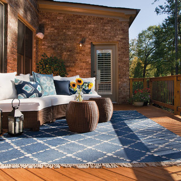 Decks that include drainage for dry porches below