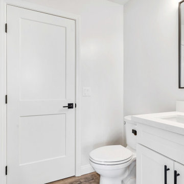 Standard bathroom with oil rubbed bronze finishes