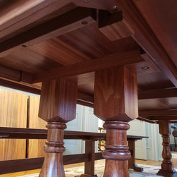 Extendable Dining Table with Benches - Dining Tables