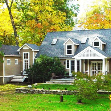 Entry Terrace, Portico, Tower and Master Suite