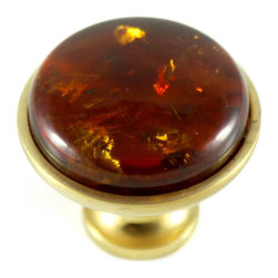 Stephen D. Evans - Baltic Amber Knob - Cabinet And Drawer Knobs