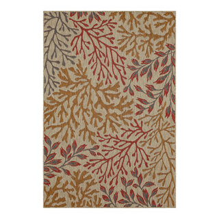 Mohawk Home Coral Outdoor Area Rug, 4'x5' 6
