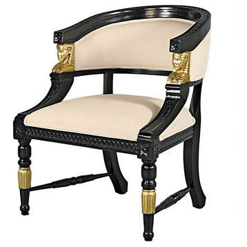 Elegant Neoclassical Egyptian Revival Chair