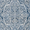 Taryn Traditional Oriental Dark Blue Rectangle Area Rug, 4'x5'