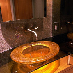 Slumped Glass Vanity - Bathroom Sinks