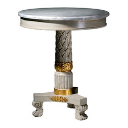 MAGDA PEDESTAL TABLE - Side Tables And End Tables